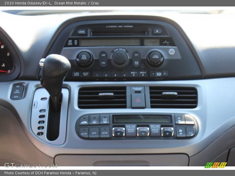 Ocean Mist Metallic / Gray 2010 Honda Odyssey EX-L