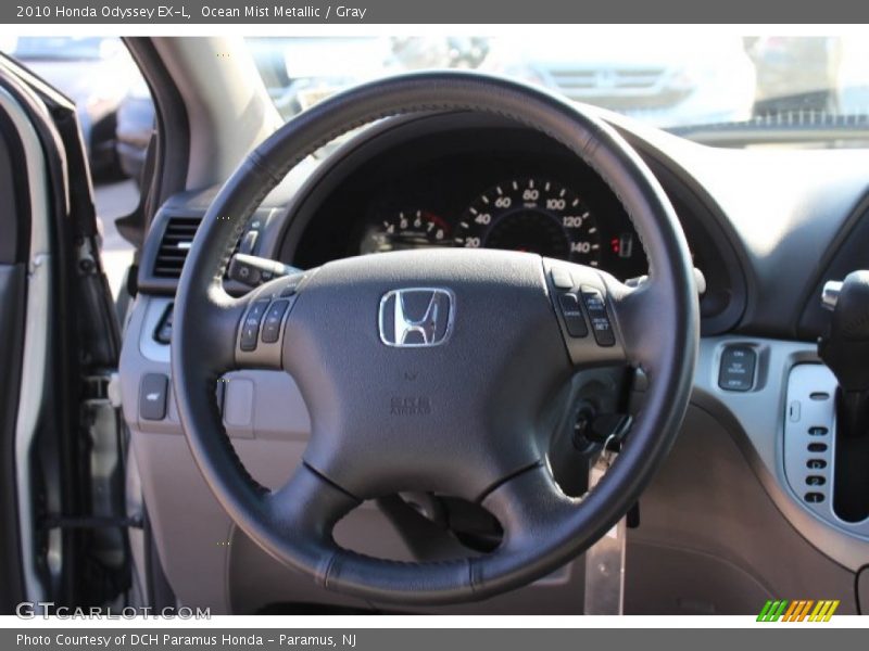 Ocean Mist Metallic / Gray 2010 Honda Odyssey EX-L