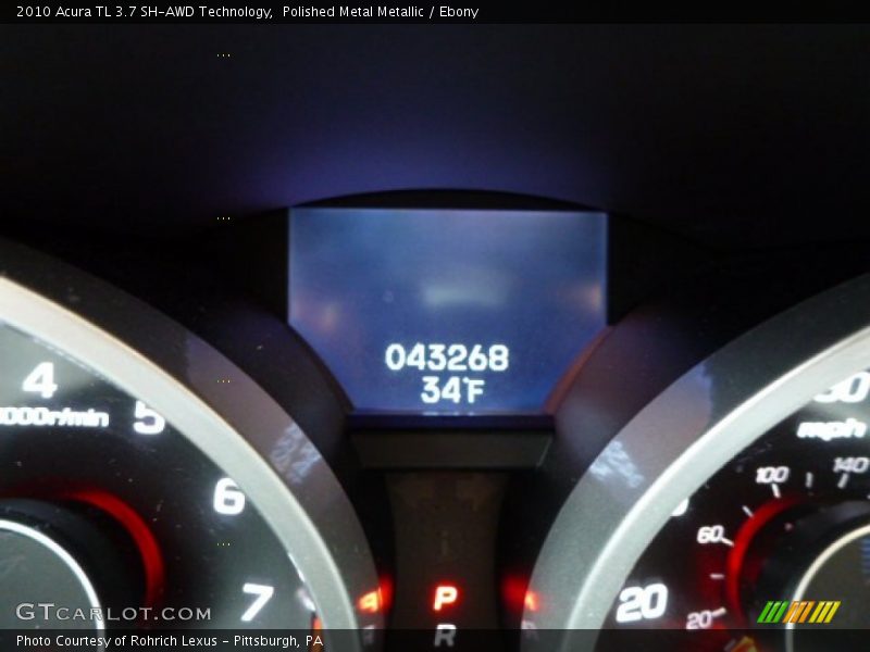 Polished Metal Metallic / Ebony 2010 Acura TL 3.7 SH-AWD Technology