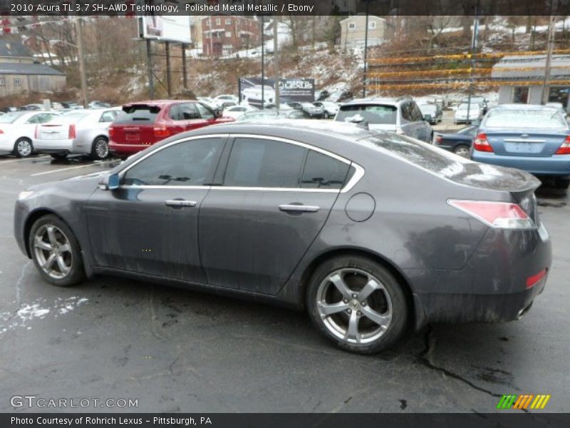 Polished Metal Metallic / Ebony 2010 Acura TL 3.7 SH-AWD Technology