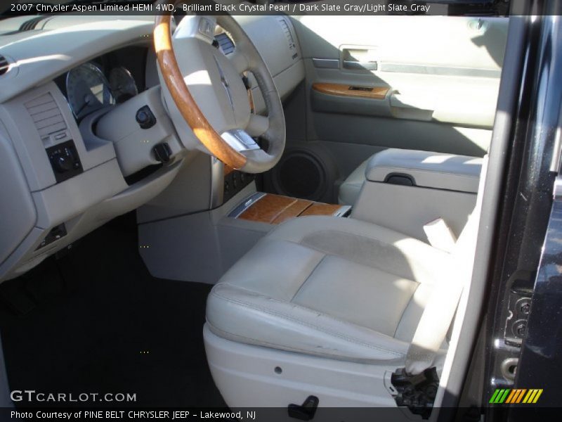 Brilliant Black Crystal Pearl / Dark Slate Gray/Light Slate Gray 2007 Chrysler Aspen Limited HEMI 4WD