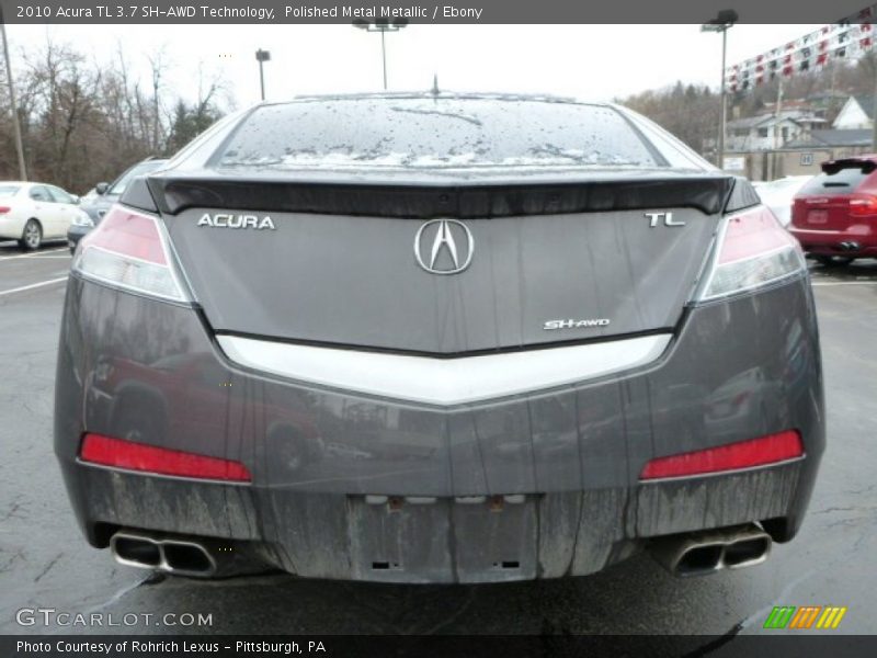 Polished Metal Metallic / Ebony 2010 Acura TL 3.7 SH-AWD Technology