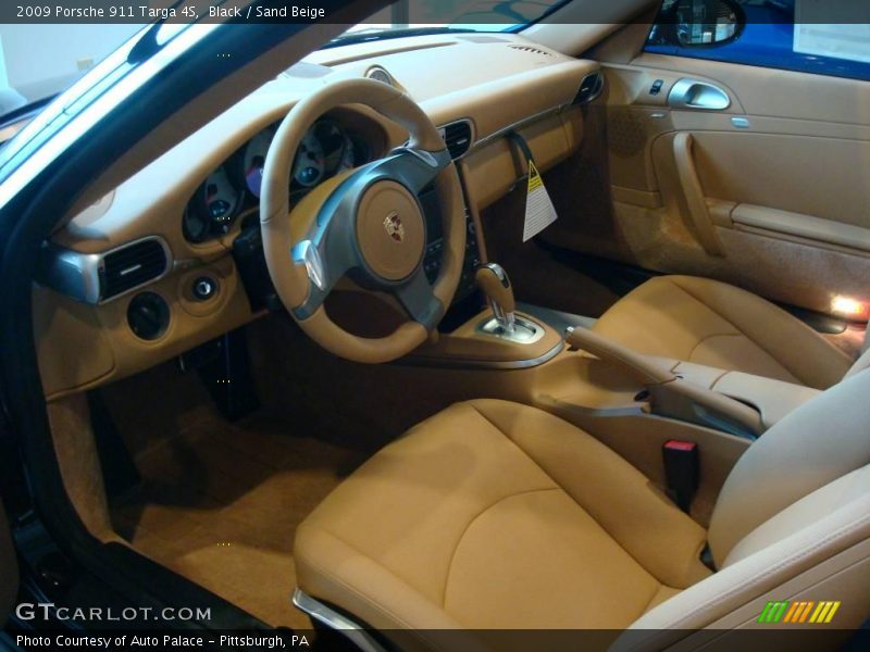 Black / Sand Beige 2009 Porsche 911 Targa 4S