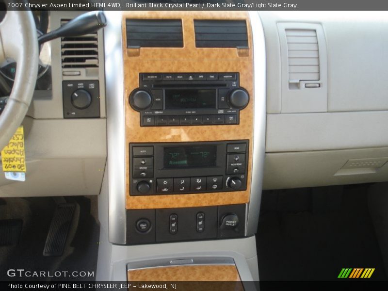 Brilliant Black Crystal Pearl / Dark Slate Gray/Light Slate Gray 2007 Chrysler Aspen Limited HEMI 4WD