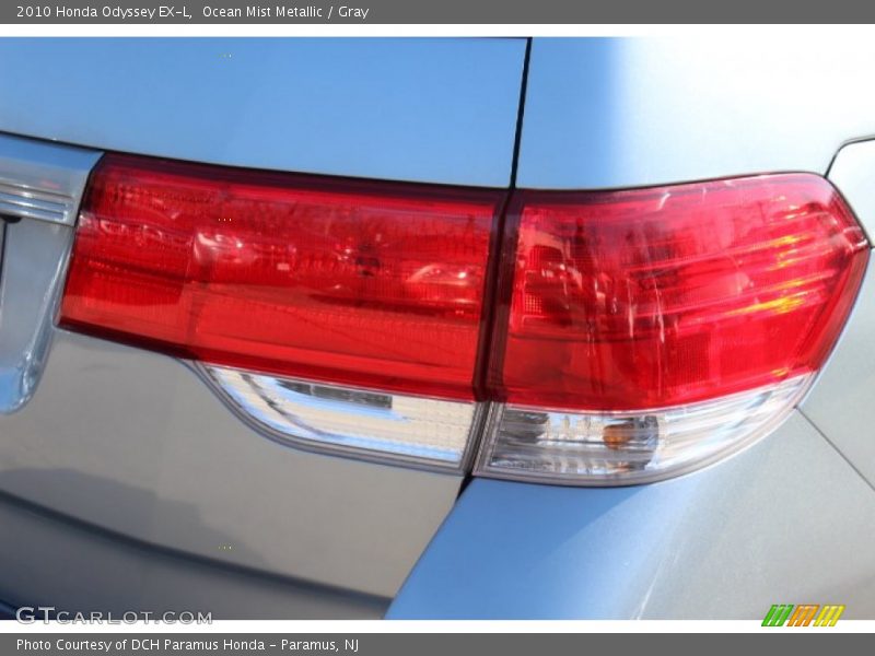 Ocean Mist Metallic / Gray 2010 Honda Odyssey EX-L