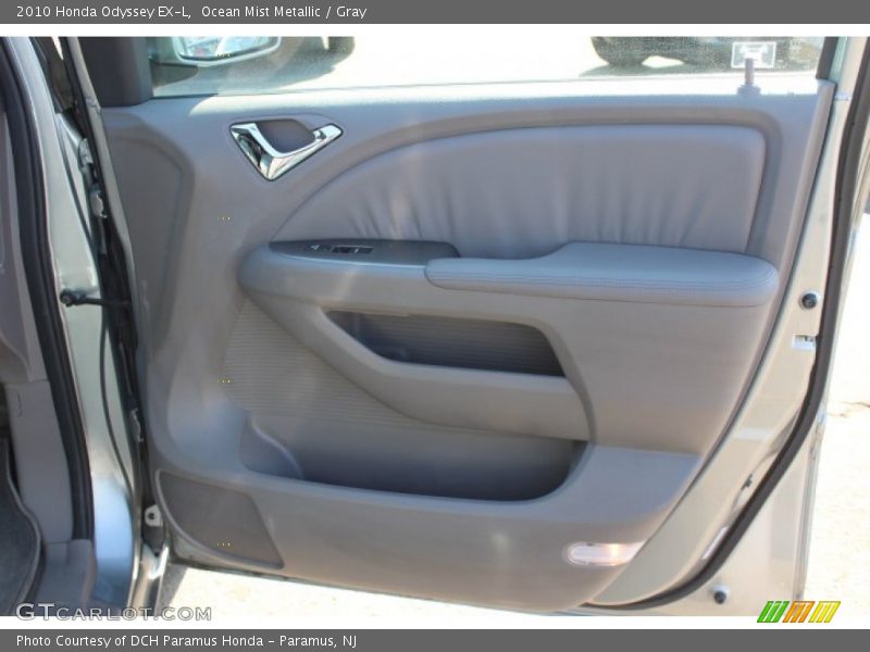 Ocean Mist Metallic / Gray 2010 Honda Odyssey EX-L