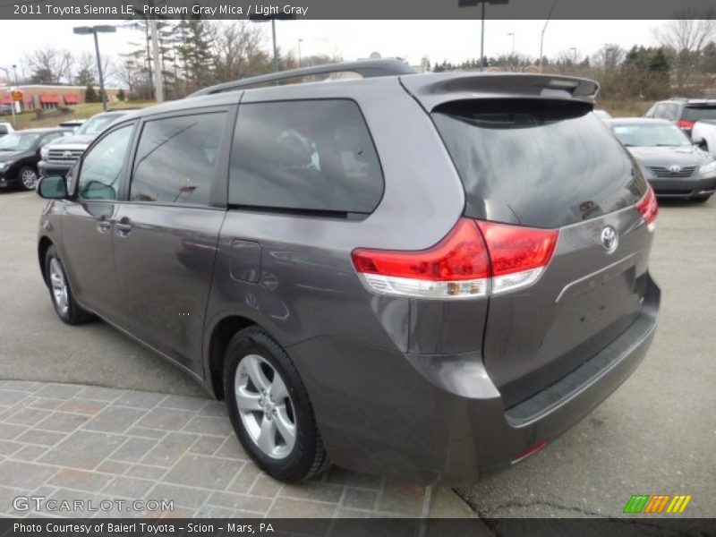 Predawn Gray Mica / Light Gray 2011 Toyota Sienna LE