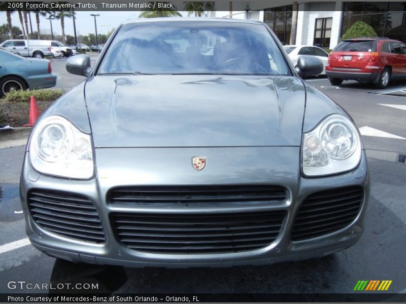 Titanium Metallic / Black 2005 Porsche Cayenne Turbo