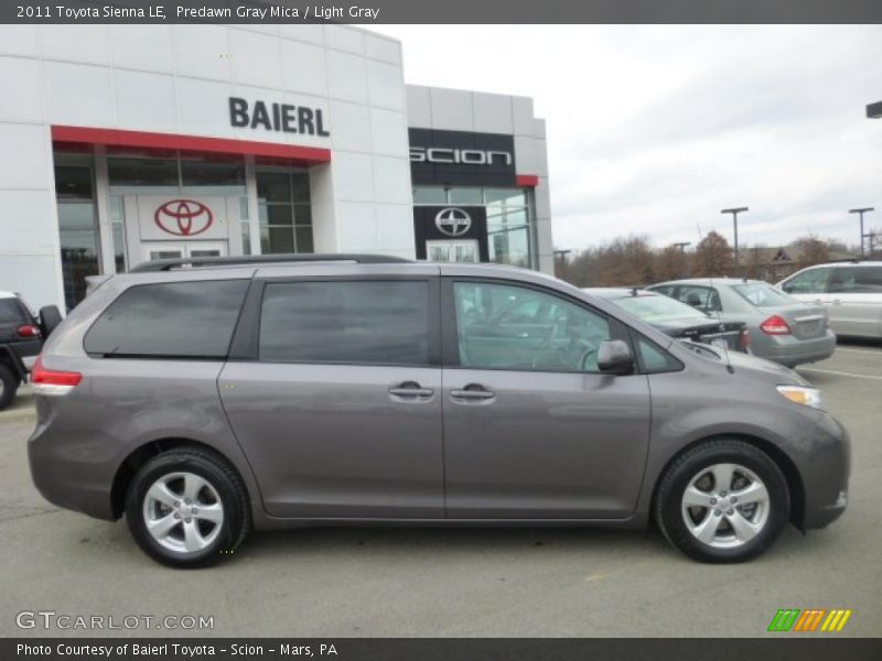 Predawn Gray Mica / Light Gray 2011 Toyota Sienna LE