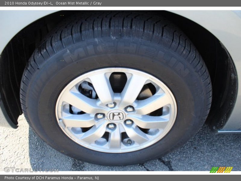 Ocean Mist Metallic / Gray 2010 Honda Odyssey EX-L