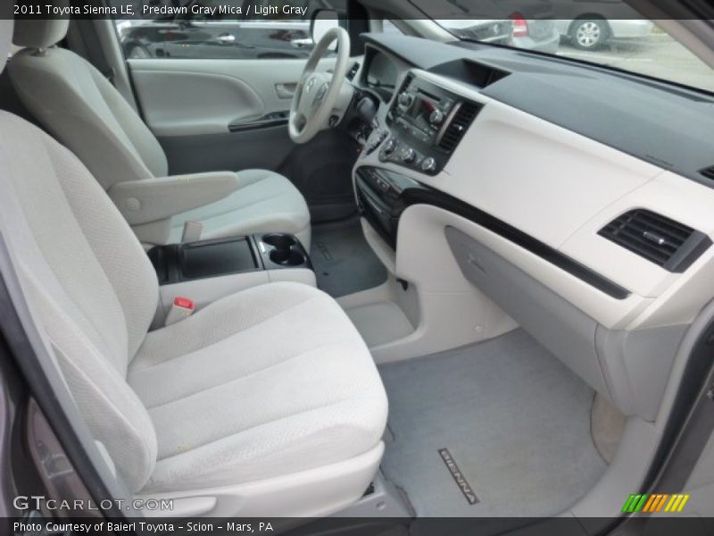Predawn Gray Mica / Light Gray 2011 Toyota Sienna LE