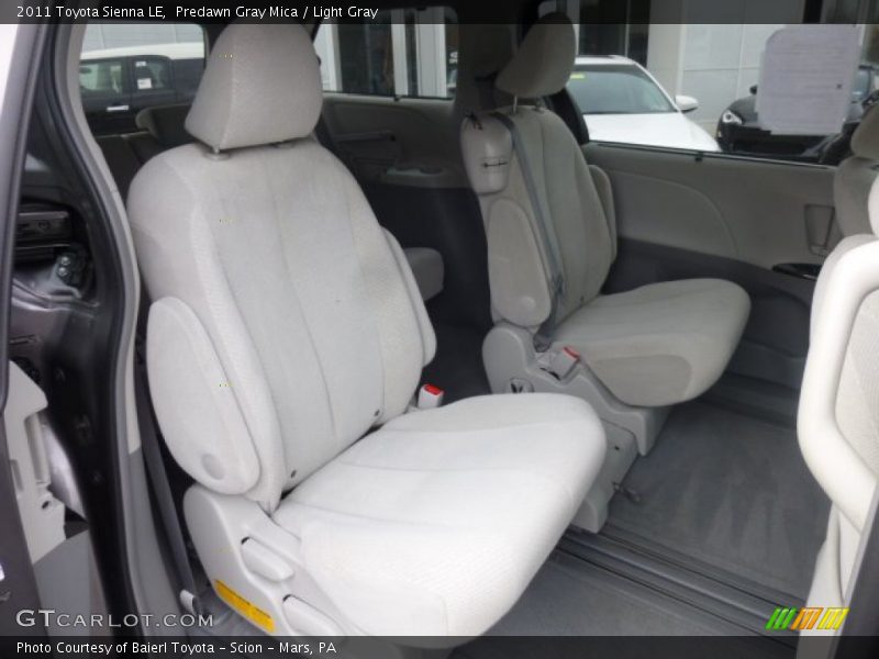 Predawn Gray Mica / Light Gray 2011 Toyota Sienna LE