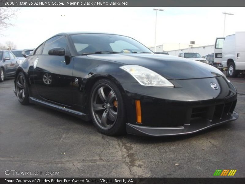 Magnetic Black / NISMO Black/Red 2008 Nissan 350Z NISMO Coupe