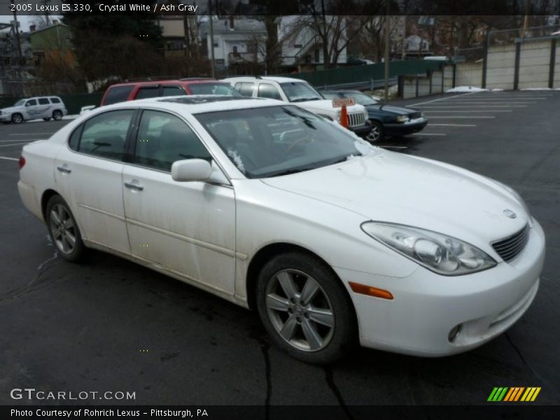 Crystal White / Ash Gray 2005 Lexus ES 330