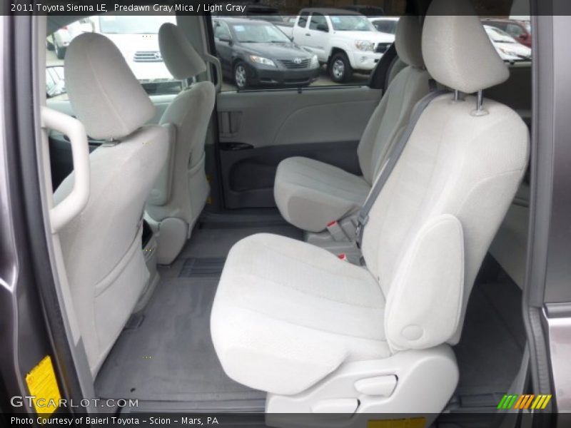 Predawn Gray Mica / Light Gray 2011 Toyota Sienna LE