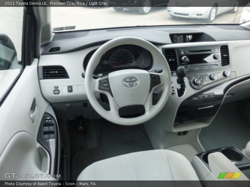 Predawn Gray Mica / Light Gray 2011 Toyota Sienna LE