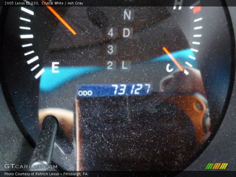 Crystal White / Ash Gray 2005 Lexus ES 330