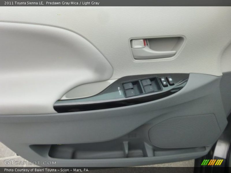 Predawn Gray Mica / Light Gray 2011 Toyota Sienna LE