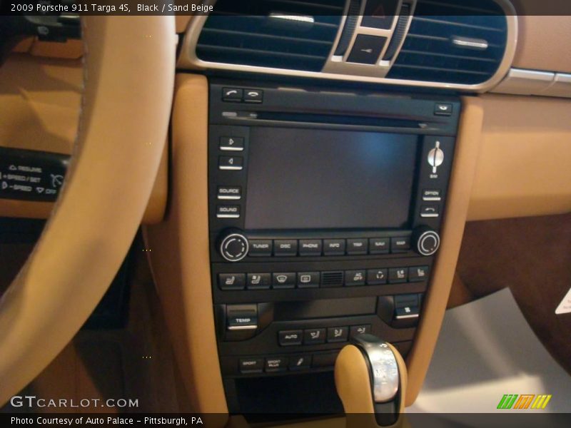 Black / Sand Beige 2009 Porsche 911 Targa 4S