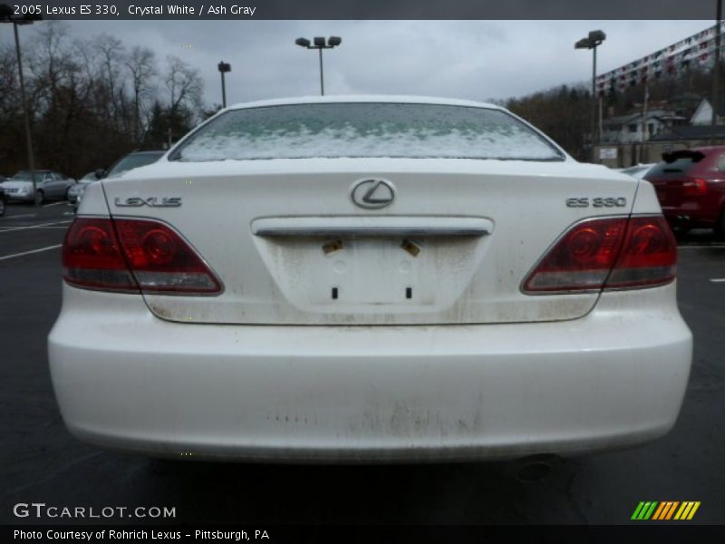 Crystal White / Ash Gray 2005 Lexus ES 330