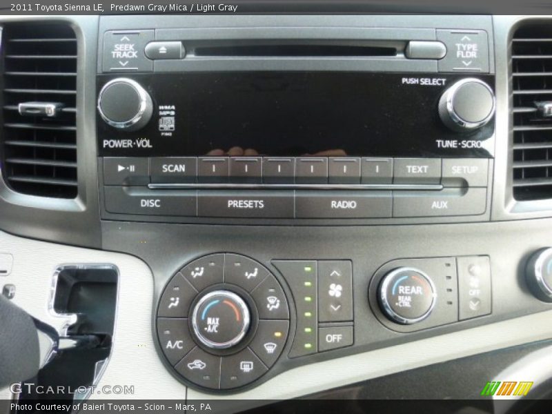 Predawn Gray Mica / Light Gray 2011 Toyota Sienna LE