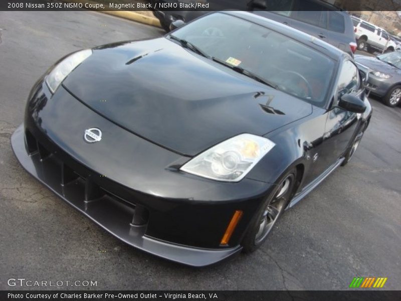 Magnetic Black / NISMO Black/Red 2008 Nissan 350Z NISMO Coupe