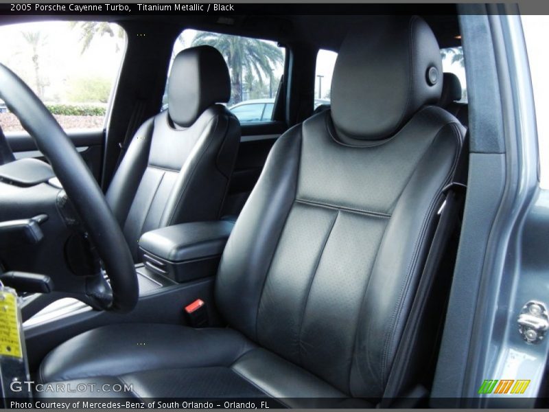 Front Seat of 2005 Cayenne Turbo