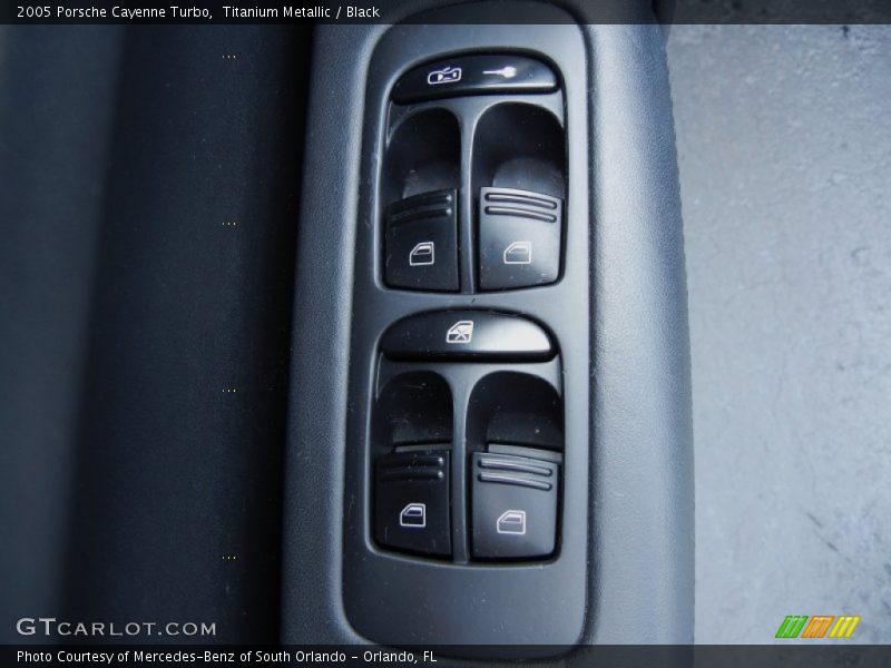 Titanium Metallic / Black 2005 Porsche Cayenne Turbo