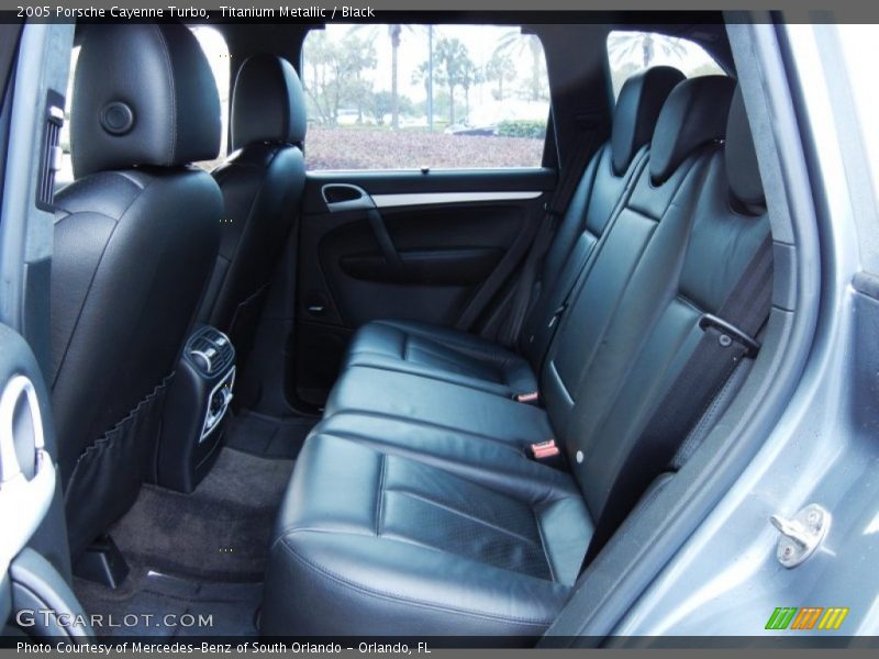 Rear Seat of 2005 Cayenne Turbo