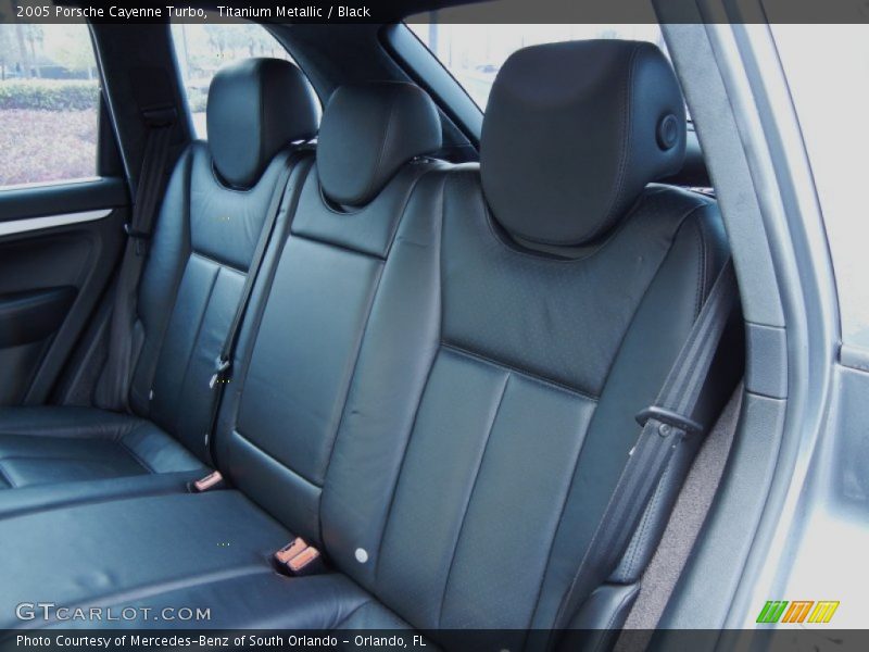 Titanium Metallic / Black 2005 Porsche Cayenne Turbo