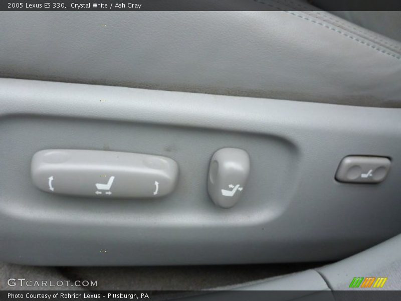 Crystal White / Ash Gray 2005 Lexus ES 330