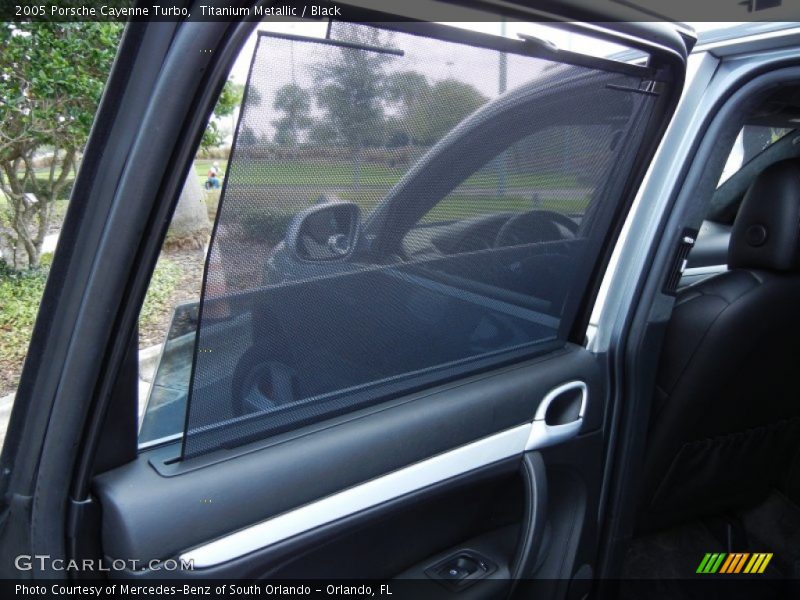 Titanium Metallic / Black 2005 Porsche Cayenne Turbo