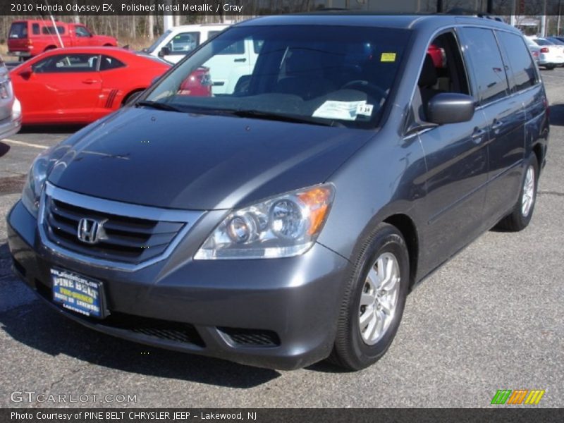 Polished Metal Metallic / Gray 2010 Honda Odyssey EX