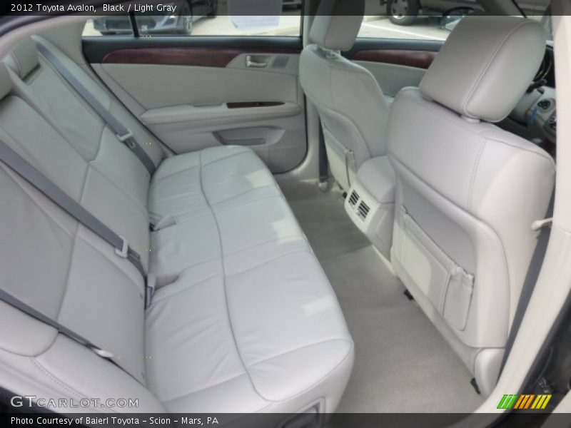 Black / Light Gray 2012 Toyota Avalon