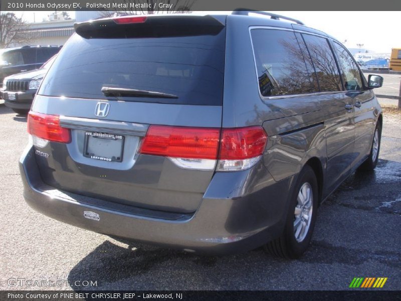 Polished Metal Metallic / Gray 2010 Honda Odyssey EX