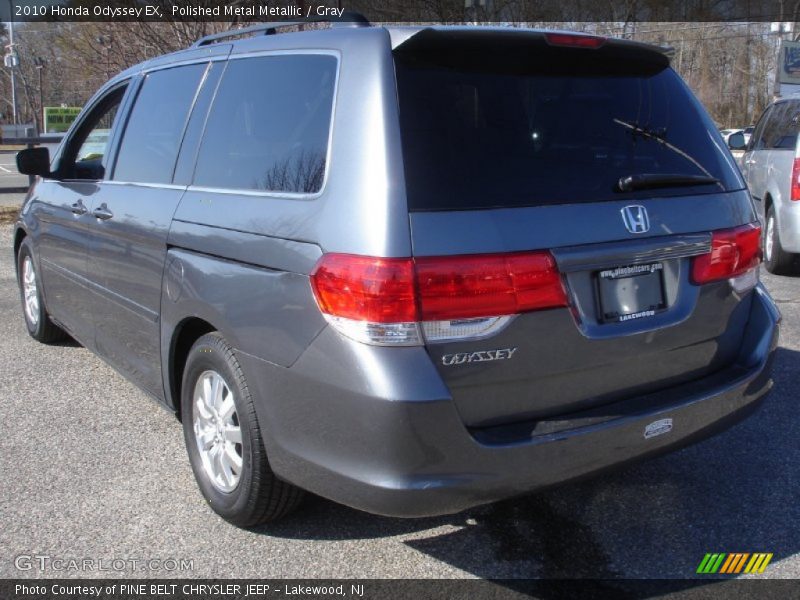 Polished Metal Metallic / Gray 2010 Honda Odyssey EX