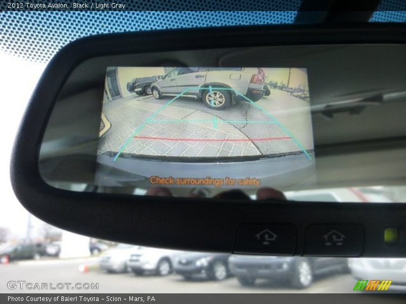 Black / Light Gray 2012 Toyota Avalon