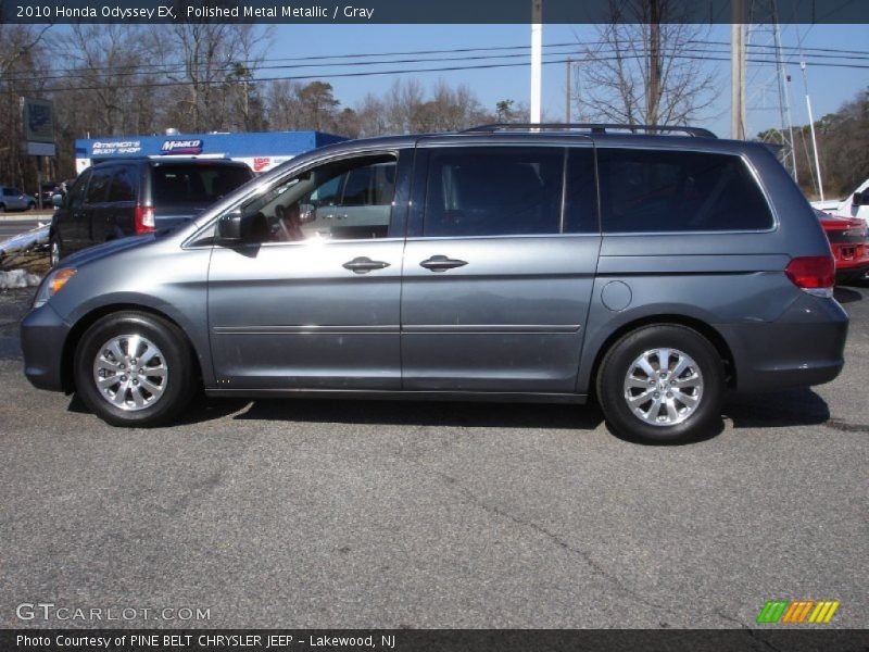 Polished Metal Metallic / Gray 2010 Honda Odyssey EX