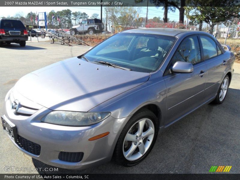 Tungsten Gray Metallic / Gray 2007 Mazda MAZDA6 i Sport Sedan