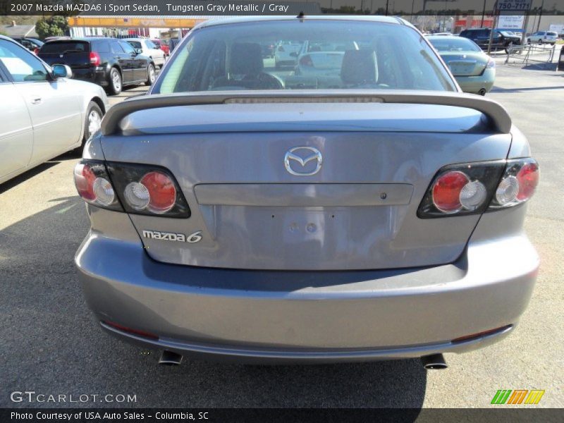Tungsten Gray Metallic / Gray 2007 Mazda MAZDA6 i Sport Sedan