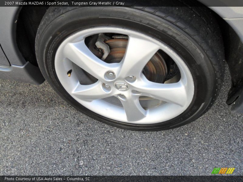 Tungsten Gray Metallic / Gray 2007 Mazda MAZDA6 i Sport Sedan