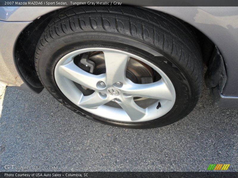 Tungsten Gray Metallic / Gray 2007 Mazda MAZDA6 i Sport Sedan
