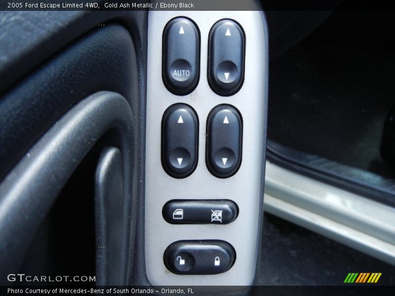 Gold Ash Metallic / Ebony Black 2005 Ford Escape Limited 4WD