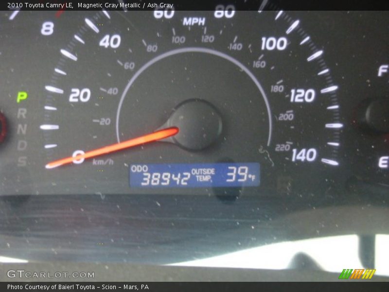 Magnetic Gray Metallic / Ash Gray 2010 Toyota Camry LE