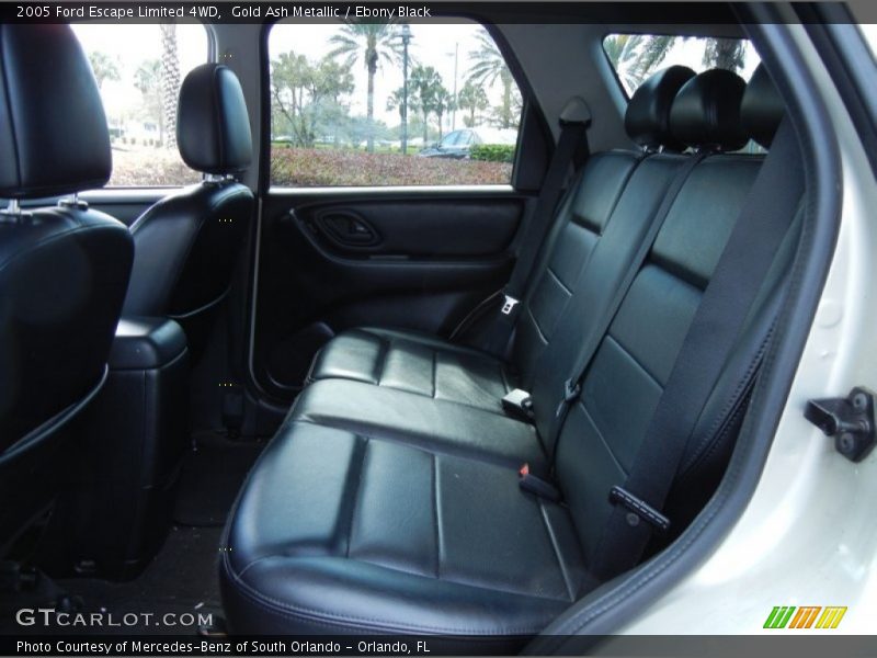 Rear Seat of 2005 Escape Limited 4WD