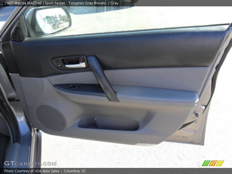 Tungsten Gray Metallic / Gray 2007 Mazda MAZDA6 i Sport Sedan