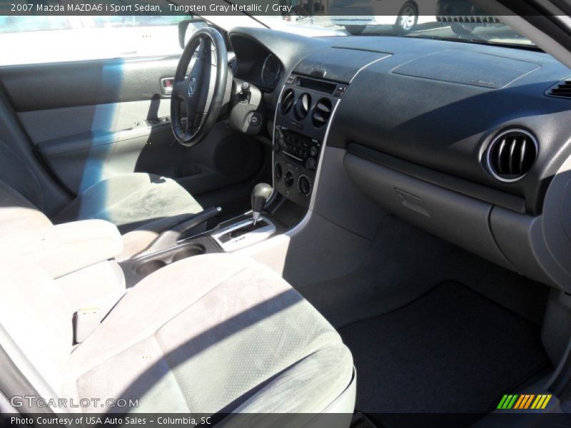 Tungsten Gray Metallic / Gray 2007 Mazda MAZDA6 i Sport Sedan