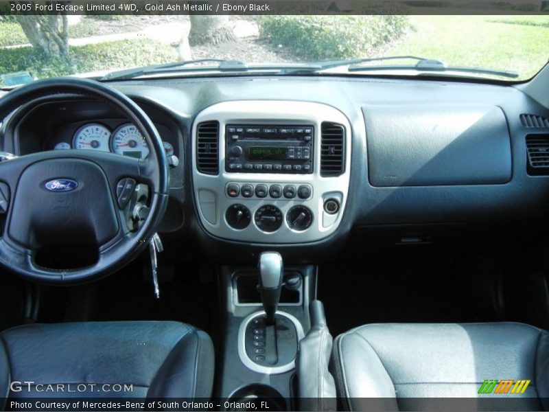 Dashboard of 2005 Escape Limited 4WD