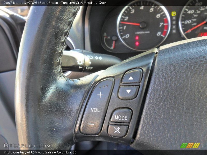 Tungsten Gray Metallic / Gray 2007 Mazda MAZDA6 i Sport Sedan