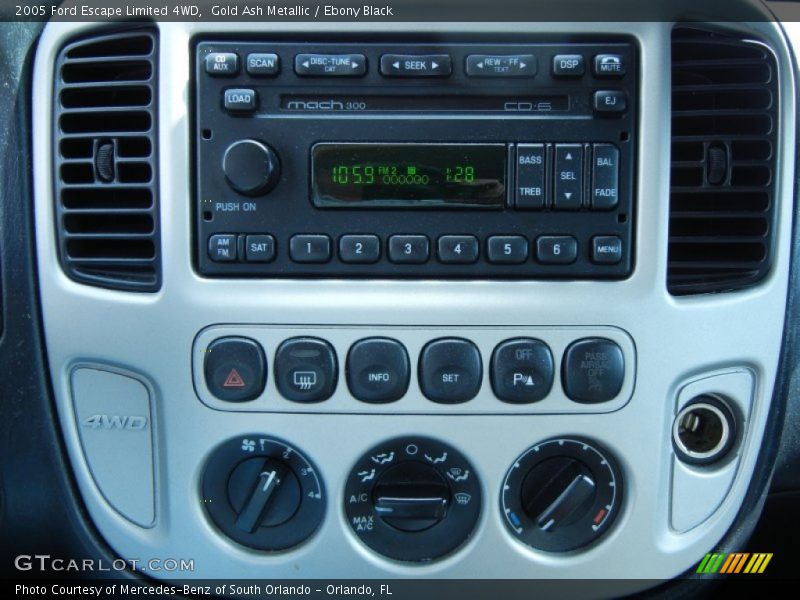 Controls of 2005 Escape Limited 4WD